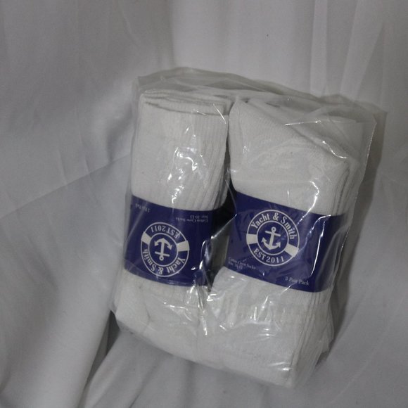 3524616-New Sizes 10-13 Men’s 12 Packaged 100% Cotton Ankle Crew Socks. - Picture 1 of 2